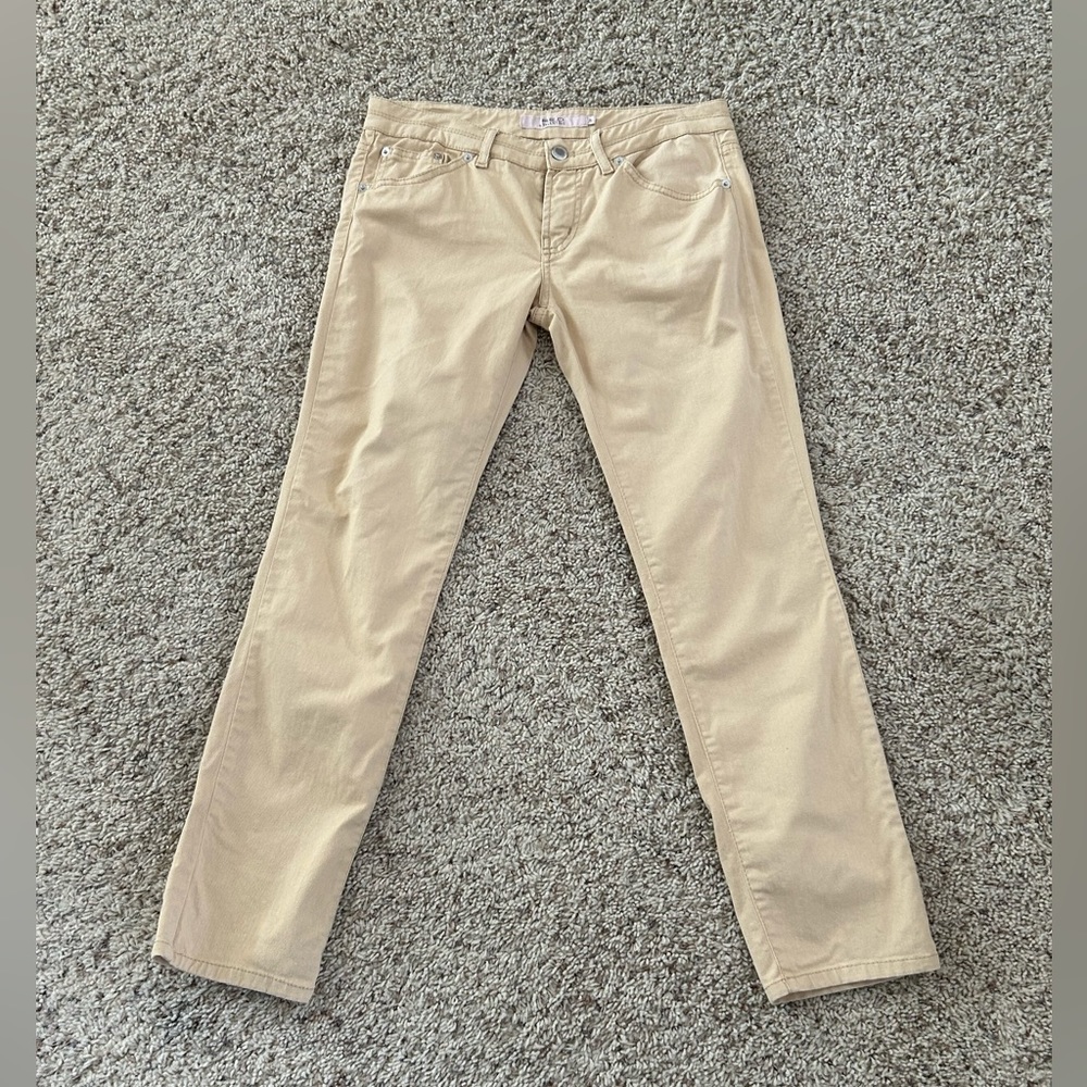Valentino Red -L/R Jean Size 27 -Yellowish Beige